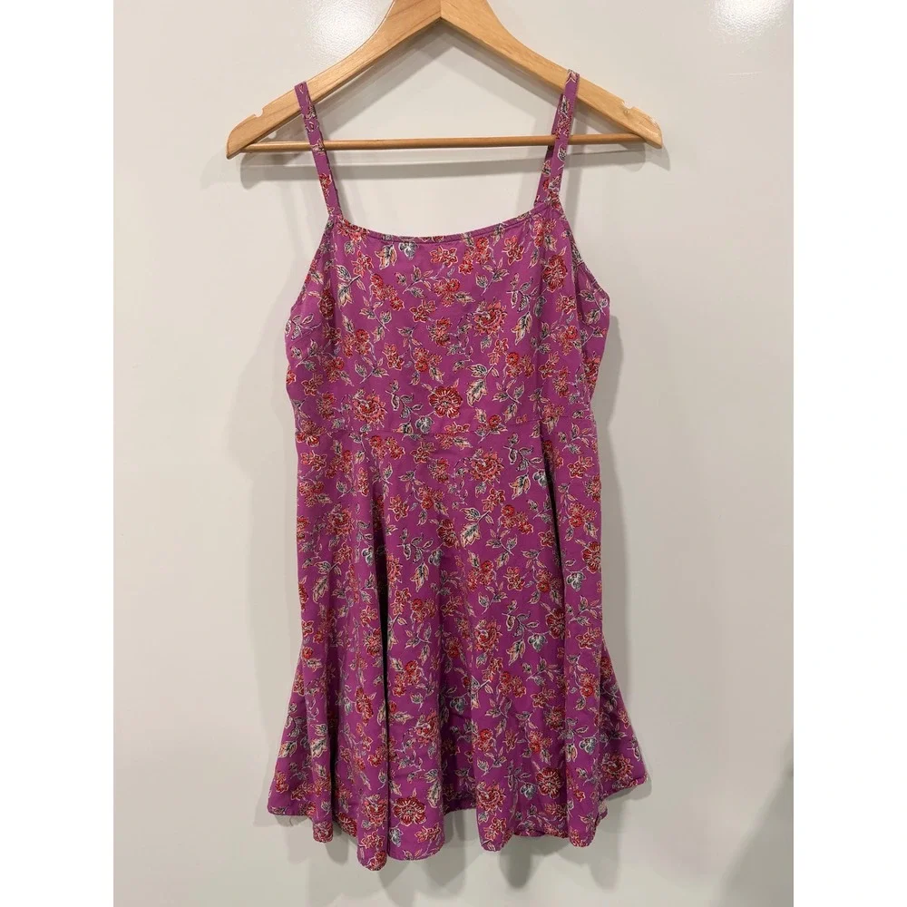 lace dress for summer Wind M color-description:Pink Tie Dye The Summer Wind Dress Wine Red Satin V Color:Alloy Pin Dot